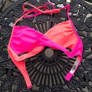 Victoria’s Secret Hot Pink and Coral Swim Top